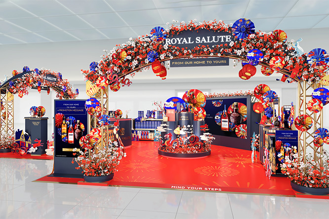 Changi 1st: Royal Salute and Martell CNY gifting pop-up | Changi